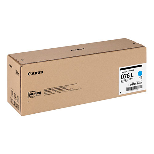 CANON 純正 トナーカートリッジ 076L シアン『代引不可』 『送料無料（一部地域除く）』