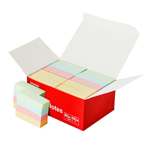 付箋 48パッド 1パッドあたり100枚 バルクパック アソートカラー 付箋 48パッド 1パッドあたり100枚 バルクパック アソートカラー 付箋