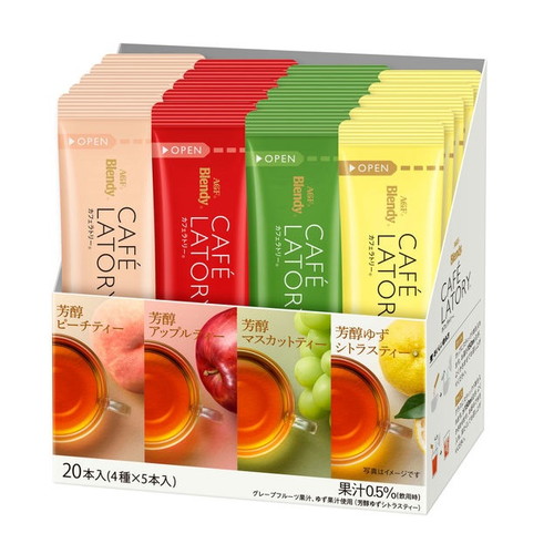 楽天市場 味の素agf ブレンディ カフェラトリースティック フルーツティーアソート 本 ドラッグスーパー Alude