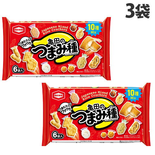 楽天市場】亀田製菓 つまみ種 120g×3袋 : よろずやマルシェ
