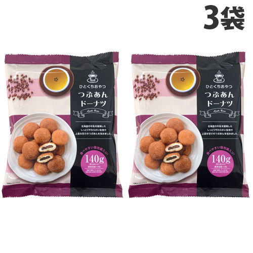 楽天市場】リボン ひとくちおやつ つぶあんドーナツ 140g×3袋 お菓子