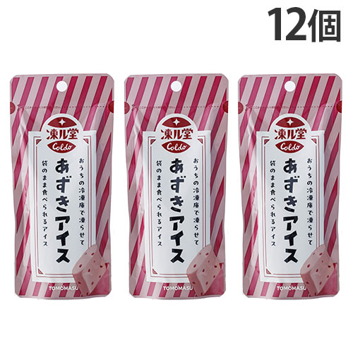 楽天市場】『売切れ御免』 友桝飲料 凍ル堂 あずきアイス 80g 12個