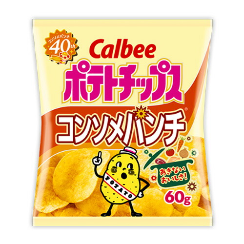 楽天市場 カルビー ポテトチップスコンソメパンチ 60g 12袋 ポテトチップス スナック菓子 スイーツ お菓子 食品 おやつ スナック ポテト菓子 ドラッグスーパー Alude