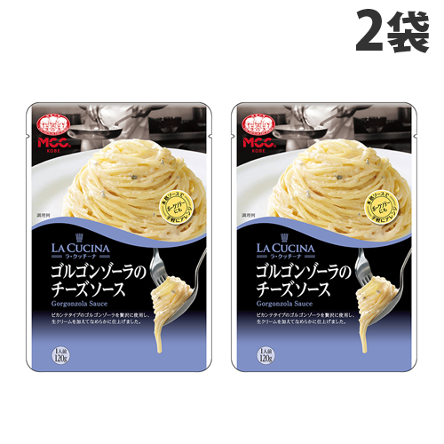 楽天市場 Mcc La Cucina ゴルゴンゾーラのチーズソース 1g 2袋 パスタソース スパゲッティ ドラッグスーパー Alude