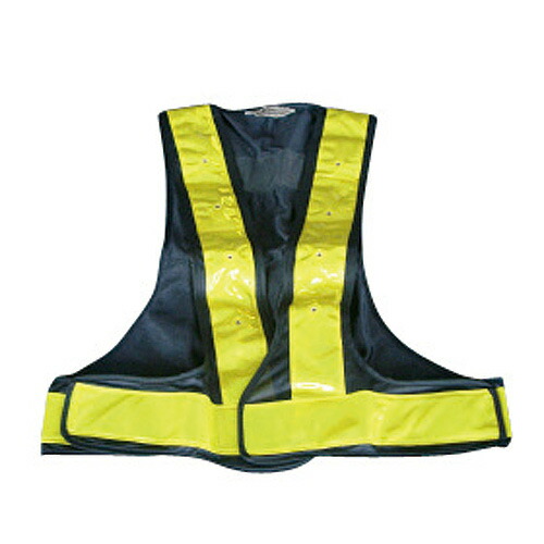 楽天市場】G-best（警備用品）【S948】LED夜光チョッキ HL-O2紺