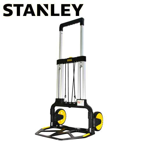 スタンレー 折り畳み式ハンドトラック アルミ製 耐荷重125kg FXWT-706 ハンドキャリー 台車 STANLEY 『日時指定不可』『代引不可』『送料無料（一部地域除く）』｜ドラッグスーパー　alude
