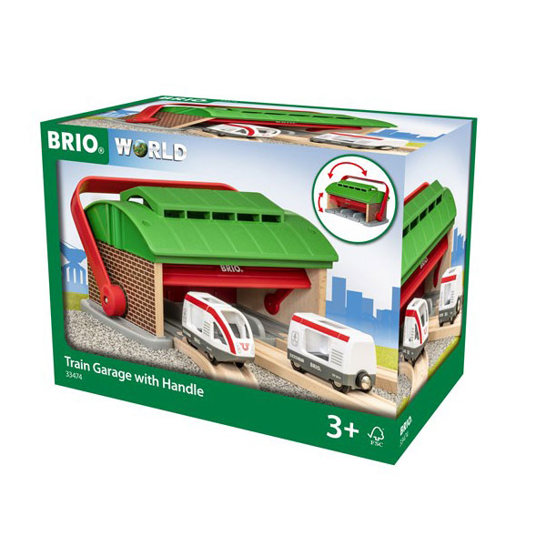 ハンドル付列車車庫 男の子 2歳 3歳 4歳 5歳 レール 乗り物おもちゃ 木のおもちゃ 木製玩具 幼児 子ども 木製 プレゼント ギフト 誕生日 Brio ブリオ 店頭受取対応商品 Letempslev K7a Com