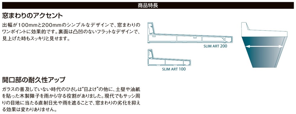 リクシル 庇 スリムアートR500 W2860×D500mm 28105 LIXIL ユニット