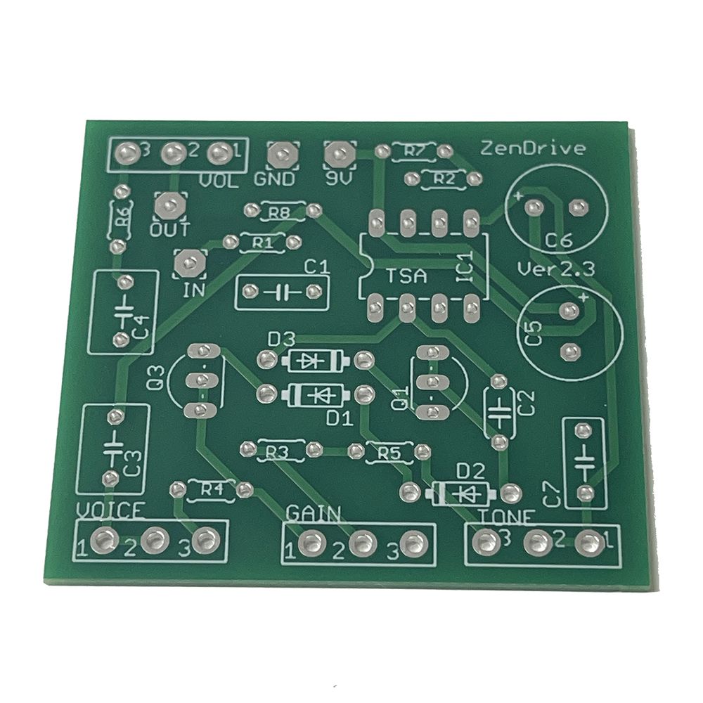 楽天市場】音色研究会 入門オーバードライブギターエフェクター基板