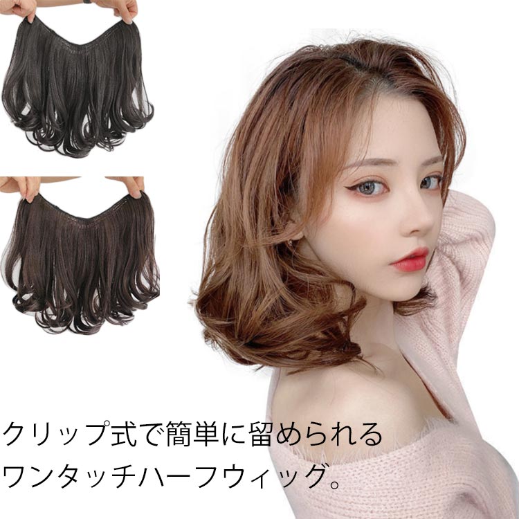 メッシュ　ハーフ　エクステ　ウィッグ　つけ毛　ロング　ストレート cjfj89240.jpg