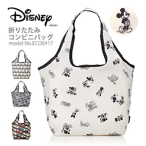 楽天市場 コンビニバッグ ディズニー ミッキーマウス Disney Mickey Mouse 2way 買い物袋 カバン 軽量 コンパクト エコバッグ シフレ Eco0417 Dn Comme Billet コムビエ