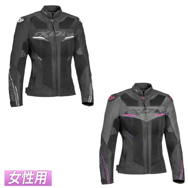 IXON バイクジャケット ブラック/ピンク IXON バイクジャケット ブラック/ピンク