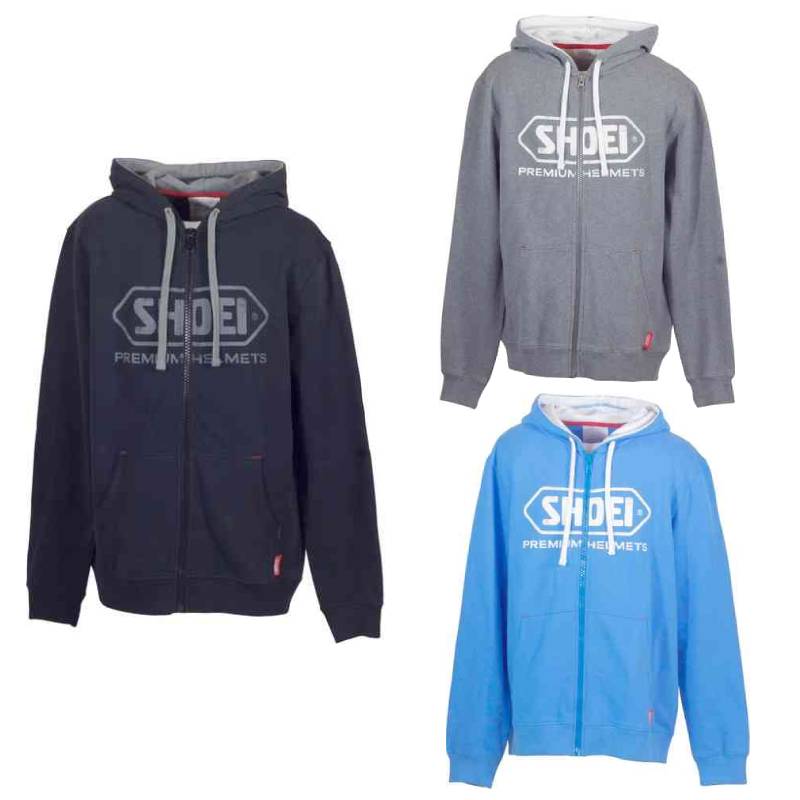 \全品1500円クーホン★4/16(木)限定/Shoei ショウエイ Zip Hoodie ジップパーカー カジュアルジャケット ジップ フーディ ライダー バイク ツーリングにも かっこいい おすすめ (AMACLUB)