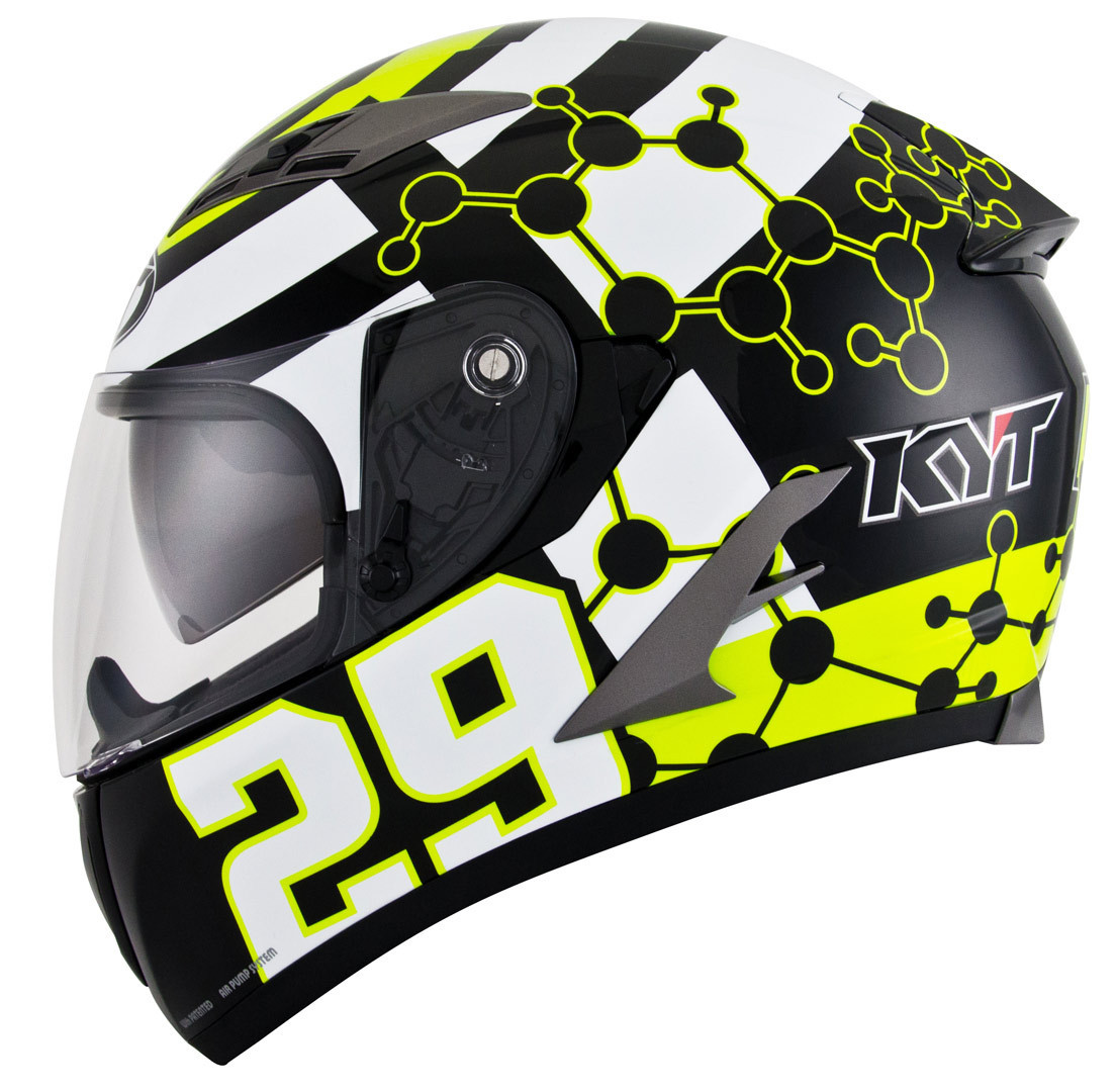 ＼全品2000円ｸｰﾎﾝ★7/23（木)限定／SALE KYT Falcon Iannone Replica Helmet フルフェイス ヘルメット ダブルバイザー オンロード レーシング バイク イタリアブランド【黒黄】【AMACLUB】街乗り｜AMACLUB（レアブランド 専門店） 27,375円