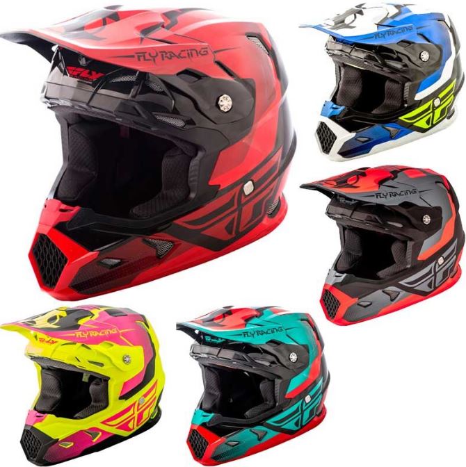 ＼全品P5倍★4/20（月)限定／FLY フライ TOXIN HELMET (YOUTH) (カラー) 子供用 モトクロス ヘルメット オフロード トキシン 【青/黒/白】【マットオレンジ/黒/グレイ】【AMACLUB】