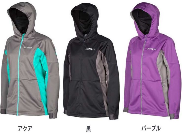 ＼全品1000円ｸｰﾎﾝ★4/12（日)限定／KLIM クライム EVOLUTION HOODIE (WOMEN'S) レディース カジュアルジャケット パーカー バイク ツーリング バギーにも 防寒 防風 エボリューション 冬 かわいい カワイイ