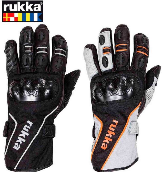 ＼全品1000円ｸｰﾎﾝ+P5倍★4/18（土)限定／【EU14まで】Rukka ルッカ AirventuR Gloves ライディンググローブ バイクグローブ バイク 北欧 エアベンチャR 大きいサイズ あり 黒【黒/白/オレンジ】【AMACLUB】 26,520円