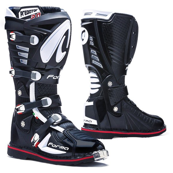 ＼全品1500円ｸｰﾎﾝ+P10倍★4/10（金)限定／FORMA フォーマ PREDATOR 2.0 ENDURO BOOTS モトクロス オフロードブーツ バイク イタリアブランド プレデター エンデューロ 黒【AMACLUB】 おすすめ