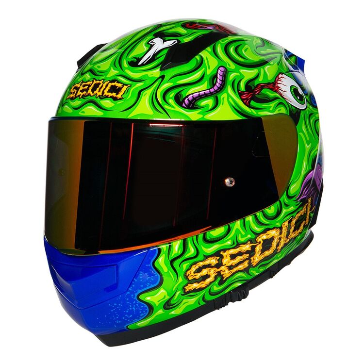 上質で快適 レーシング ツーリング バイク ライダー サンバイザー フルフェイスヘルメット Green Helmet Horta Ii Strada セディッチ ダブルバイザー 3xlまで Sedici グラフィック アウトレット Amaclub あり 大きいサイズ グリーン オルタ ストラーダ2