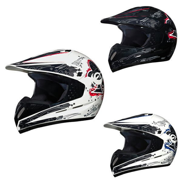 ＼全品1000円ｸｰﾎﾝ★4/11（土)限定／【Nolanグループ】 Grex グレックス C1 Decor Helmet オフロード モトクロス ヘルメット Nolan イタリアブランド 女性にも ノーラン 【黒赤】【白赤】かわいい街乗り 24,450円