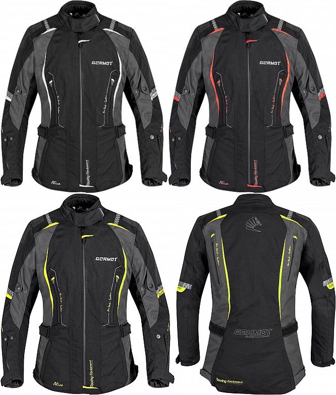 ＼全品1500円ｸｰﾎﾝ★4/16（木)限定／Germot Alice TextileJacket waterproof women ライディングジャケット バイク レーシング ツーリング バギーにも 防寒 【AMACLUB】