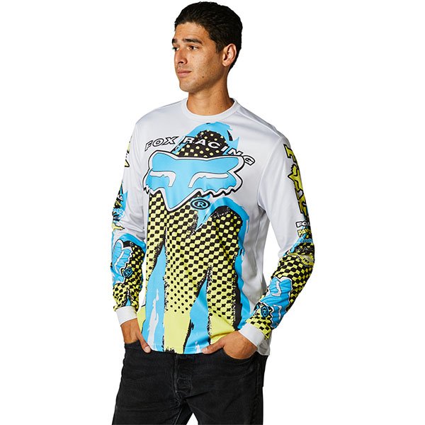 ＼全品2000円ｸｰﾎﾝ+P5倍★4/15（水)限定／Fox Racing フォックス LE Brushed Jersey 長袖ジャージ Tシャツ オフロード モトクロス ライダー バイク ツーリングにも かっこいい おすすめ (AMACLUB)