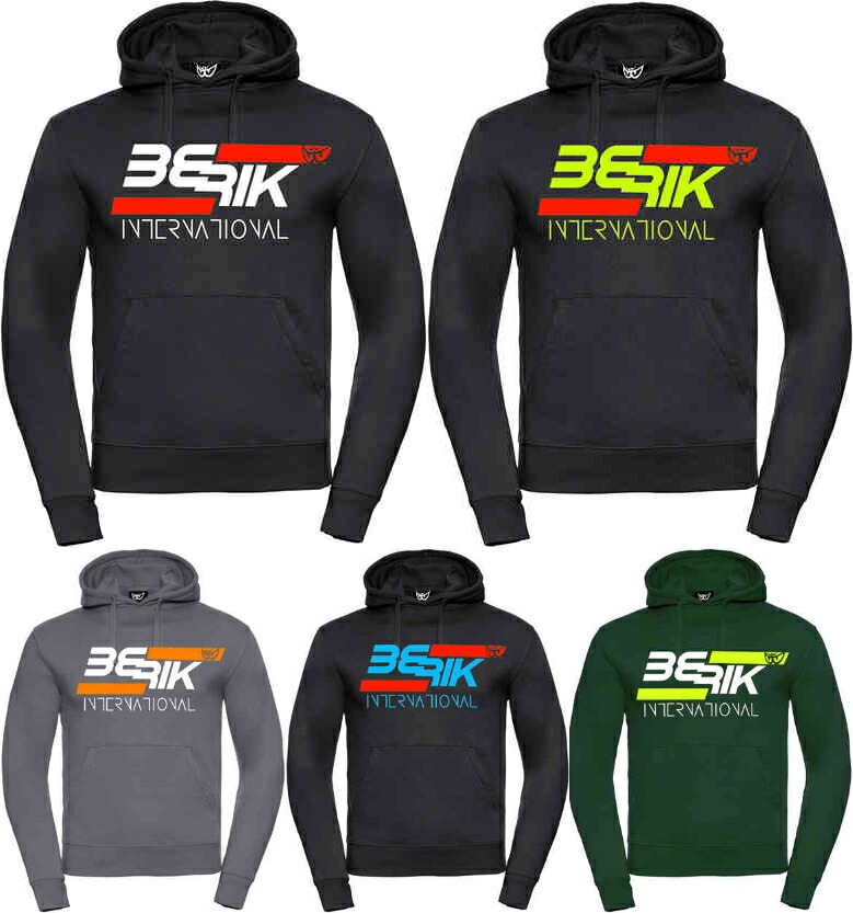 ＼全品1000円ｸｰﾎﾝ★4/7（火)限定／【3XLまで】Berik ベリック International Hoodie パーカー バイクウェア フーディ ライダー バイク ツーリング サイクリング アウトドア レジャー カジュアル にも おすすめ (AMACLUB)