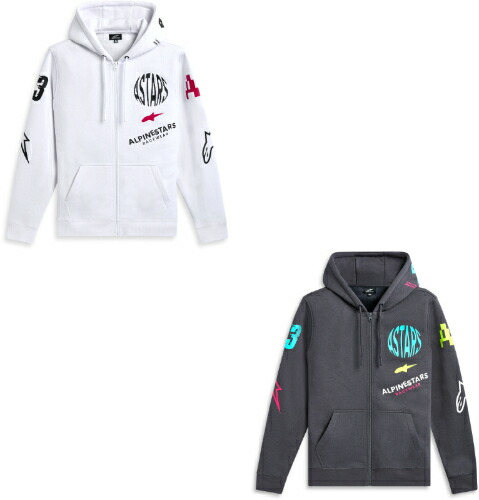 Alpinestars アルパインスター Variegate Zip Hoodie パーカー カジュアルプルオーバー バイクウェア フーディ バイク ツーリング 自転車 サイクリング カジュアル アウトドア レジャー にも おすすめ (AMACLUB)｜AMACLUB（レアブランド 専門店）
