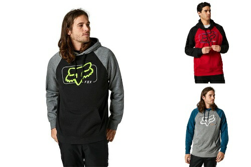 ＼全品P5倍★4/20（月)限定／Fox Racing フォックス Mirer Raglan Pullover Hoodie プルオーバー パーカー ライディングジャケット フーディ バイクウェア ライダー バイク ツーリング カジュアルにも かっこいい おすすめ (AMACLUB)