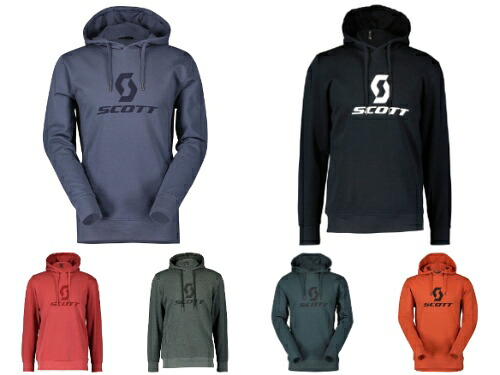 ＼全品P5倍★4/20（月)限定／Scott スコット Icon Hoodie ライディングジャケット パーカー フーディ バイクウェア レーシング ツーリング 自転車 サイクリング アウトドア レジャー カジュアル にも おすすめ (AMACLUB)
