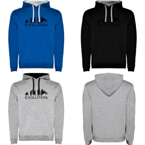 ＼全品1000円ｸｰﾎﾝ★4/17（金)限定／【3XLまで】Kruskis Evolution Off Road Two-Colour Hoodie カジュアルプルパーカー フーディ バイクウェア オートバイ バイク ツーリング カジュアル アウトドア にも おすすめ (AMACLUB)