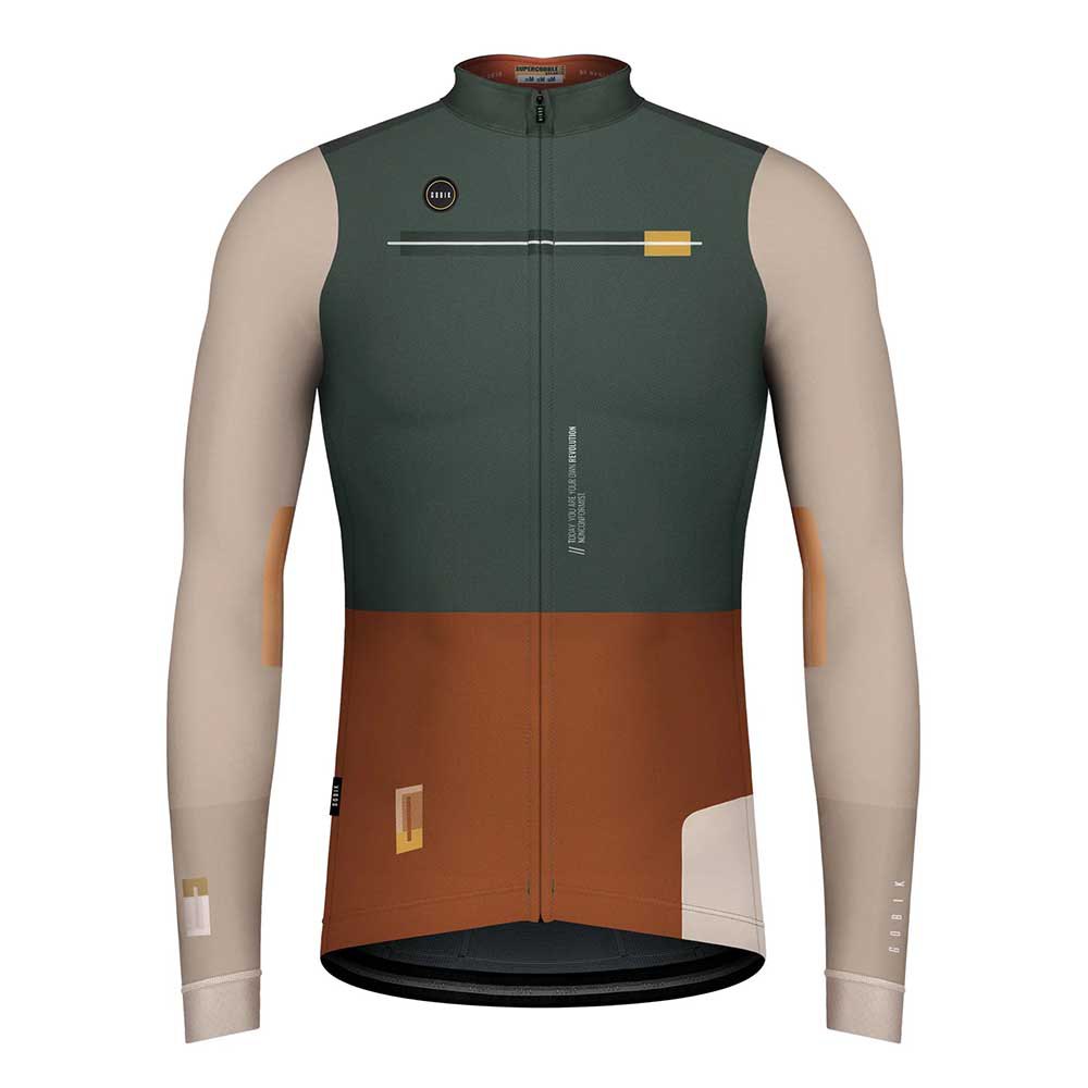 ＼全品1000円ｸｰﾎﾝ★4/12（日)限定／Gobik Supercobble Long Sleeve Jersey サイクリングジャケット 自転車ウェア 半袖シャツ ロングスリーブ ロードバイク マウンテンバイク クロスカントリー MTB にも(AMACLUB)
