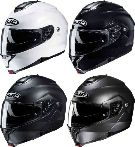 【3XL 4XL 5XL】【フィリップアップ】【ダブルバイザー】HJC エイチジェイシー C91N Solid Helmet フルフェイスヘルメット モジュラーヘルメット サンバイザー バイク ツーリング にも おすすめ(AMACLUB)