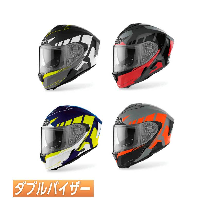 【値引き】Airho SPARK Rise フルフェイスヘルメット 楽天市場】＼全品1500円ｸｰﾎﾝ☆6/12（金)限定／【ダブルバイザー】Airoh