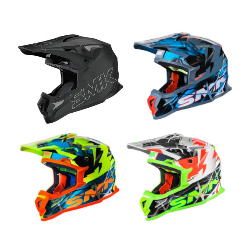 ＼全品1500円ｸｰﾎﾝ+P10倍★4/10（金)限定／SMK Allterra Motocross Helmet ヘルメット オフロード モトクロスヘルメット ライダー バイク かっこいい おすすめ (AMACLUB)