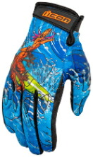 ＼全品P5倍★4/20（月)限定／【3XLまで】Icon アイコン Hooligan Dino Fury Gloves モトクロスグローブ ライディンググローブ バイクグローブ 手袋 ライダー バイク レーシング ツーリング エンデューロ タッチスクリーン おすすめ (AMACLUB)