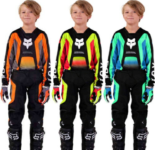 ＼全品1000円ｸｰﾎﾝ★4/17（金)限定／【子供用】FOX フォックス 180 Ballast Youth Motocross Jersey 子供用 キッズ ユース モトクロス オフロードウェア ジャージ&パンツ 上下セット バイク ライダー おすすめ (AMACLUB)
