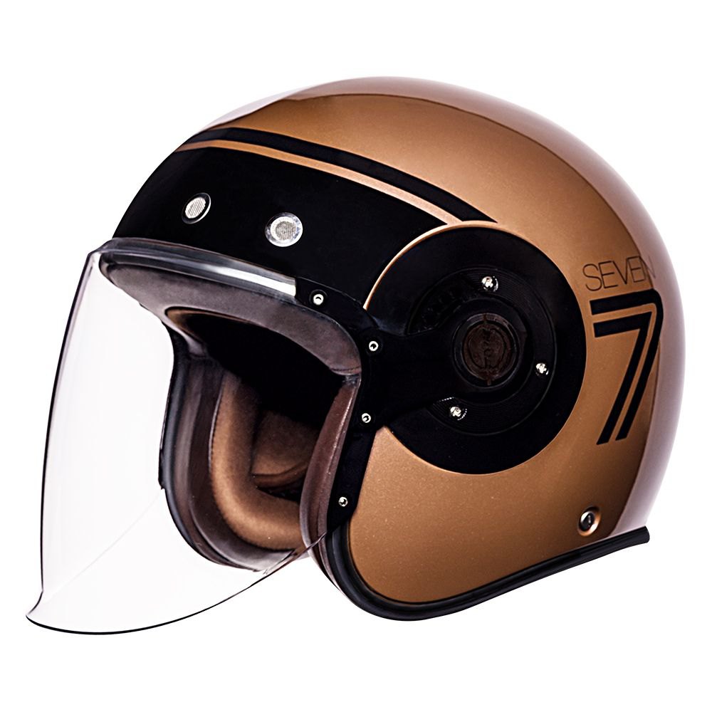 ＼全品3000円ｸｰﾎﾝ+P10倍★7/25（土)限定／SMK Retro Seven Open Face Helmet ジェットヘルメット オープンフェイス ライダー バイク ツーリングにも かっこいい おすすめ (AMACLUB)｜AMACLUB（レアブランド 専門店）