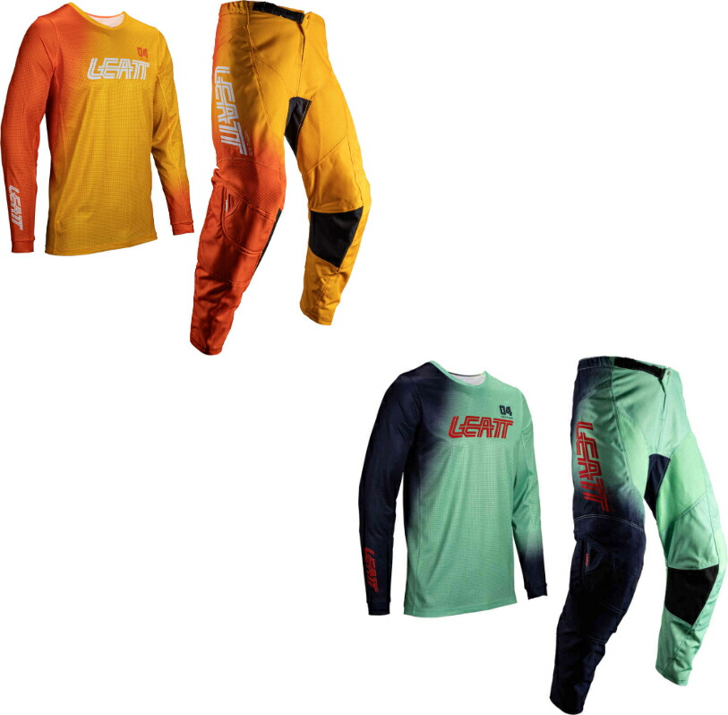 ＼全品2000円ｸｰﾎﾝ+P5倍★4/15（水)限定／Leatt リアット 3.5 Ride Kit Fade 2025 Motocross Jersey and Pants Set モトクロスジャージ オフロードジャージ&パンツ 上下セット ライダー バイク おすすめ (AMACLUB)