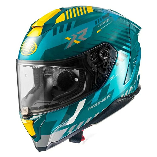 Premier Helmets 23 Hyper XR21 22.06 full face helmet フルフェイスヘルメット ライダー バイク オートバイ レーシング ツーリング 街乗り にも おすすめ (AMACLUB)