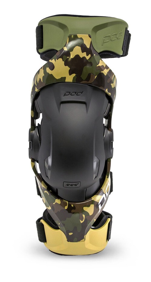 Pod K4 モトクロス オフロード Le 膝プロテクター Camo ニーブレース 膝保護 ライダー V2 Braces Knee
