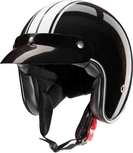 \全品2000円クーホン+P10倍★7/20(月)限定/Redbike レッドバイク RB-742 Stripes ジェットヘルメット オープンフェイス ライダー バイク スクーター ツーリング 通勤 にも かっこいい おすすめ (AMACLUB)|AMACLUB(レアブランド 専門店)