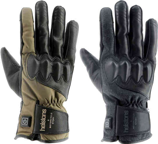 ＼全品2000円ｸｰﾎﾝ+P5倍★4/15（水)限定／Helstons ヘルストン Curtis heated Motorcycle Gloves 加熱グローブ ライディンググローブ バイクグローブ ライダー バイク オートバイ ツーリングにも 防寒 おすすめ (AMACLUB)