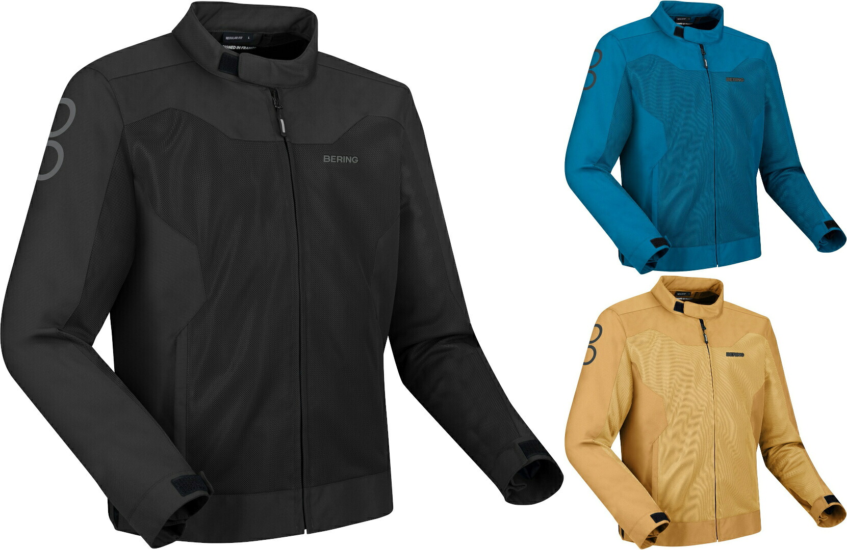 【4XLまで】Bering ベーリング Alias Mesh Motorcycle Textile Jacket ライディングジャケット バイクウェア ライダー バイク オートバイ ツーリング エンデューロ 街乗り にも おすすめ (AMACLUB)