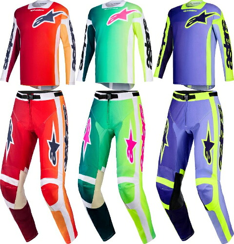 Alpinestars アルパインスター Racer Portl Motocross Jersey モトクロスジャージ オフロードジャージ 上下セット ライダー バイク おすすめ (AMACLUB)｜AMACLUB（レアブランド 専門店）