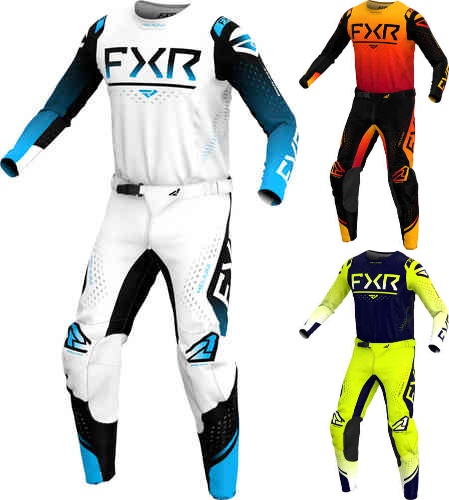 ＼全品1000円ｸｰﾎﾝ+P5倍★4/18（土)限定／FXR エフエックスアール Helium LE Motocross Jersey モトクロス オフロード ジャージ&パンツ 上下セット バイク ライダー かっこいい おすすめ (AMACLUB)