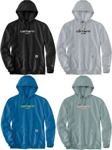 ＼全品1500円ｸｰﾎﾝ★4/16（木)限定／Carhartt カーハート Lightweight Logo Graphic Hoodie スウェットシャツ パーカー ライディングジャケット バイクウェア フーディ ツーリング サイクリング アウトドア カジュアル にも おすすめ (AMACLUB)