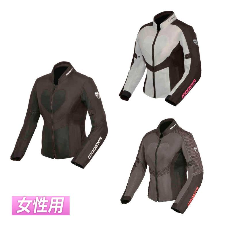 ＼全品1000円ｸｰﾎﾝ★4/12（日)限定／【女性用】Modeka モデカ Emma Air Ladies Motorcycle Textile Jacket レディース レザージャケット ライディングジャケット バイクウェア ライダー バイク ツーリングにも おすすめ (AMACLUB)