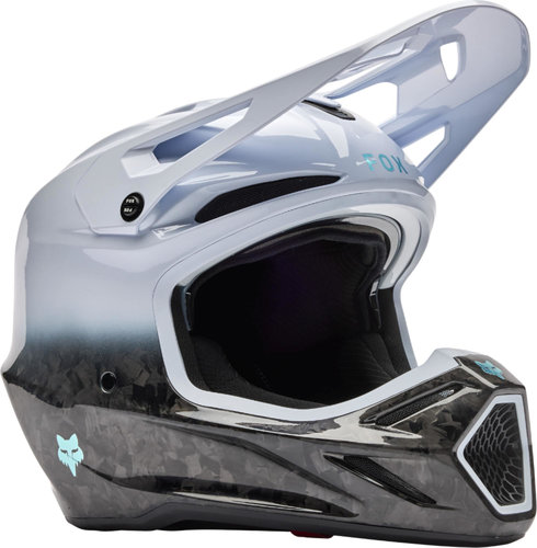 FOX フォックス V3 RS Ghost Motocross Helmet モトクロスヘルメット オフロード ライダー バイク かっこいい おすすめ (AMACLUB)