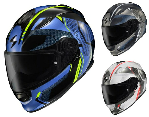 Scorpion スコーピオン EXO Ryzer Switch Helmet フルフェイスヘルメット ライダー バイク オートバイ レーシング ツーリング 街乗り にも おすすめ (AMACLUB)｜AMACLUB（レアブランド 専門店）